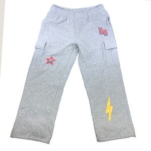 Hype and Vice Belmont Bruins Cargo Sweatpants Sz XXL‎ Gray Heavyduty HTF